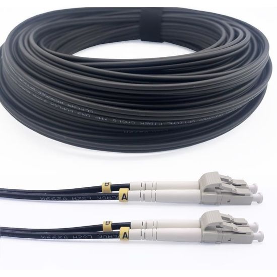 Elfcam® Câble à Fibre Optique en Acier Blindé pour Extérieur et