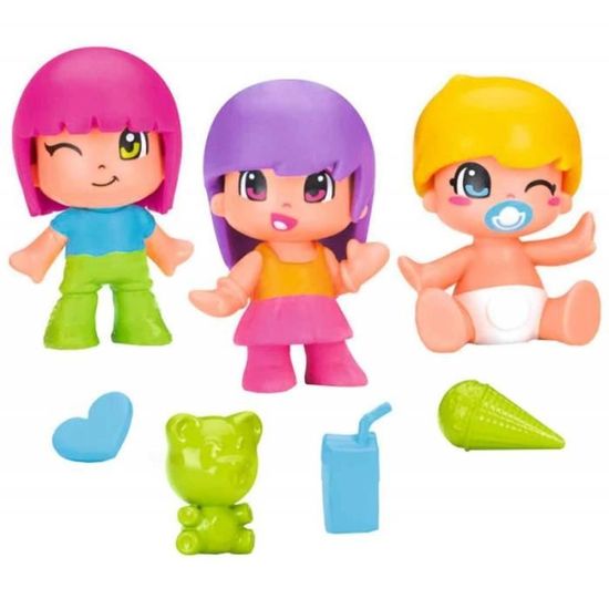 PINYPON Pack de 3 Figurines de l