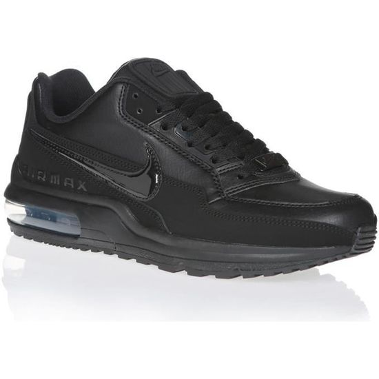 Baskets Nike Air Max LTD Noir Homme - Cuir - Lacets Noir