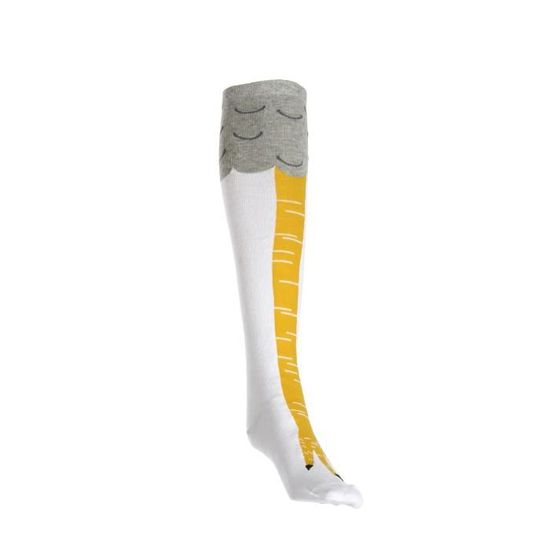 Chaussettes Cuisses Poulet 3D Diffaxy - Drôles Et Amusantes - En Coton Élastique - Pour Déguisement, Fête, Cosplay