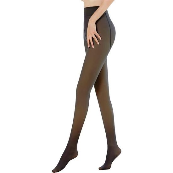Collants Polaire Femme Hiver - Effet Transparent, Taille Haute, Chauds Et élastiques
