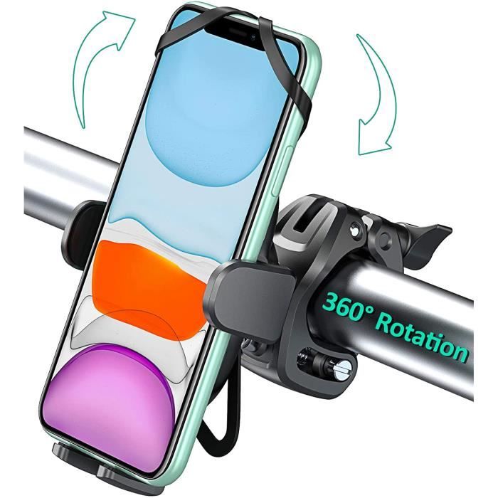 Support Téléphone Moto,Etanche Support Telephone Velo,360°Support  Smartphone Moto Scooter avec Habillage Pluie Porte Téléphon[O101] -  Cdiscount Téléphonie