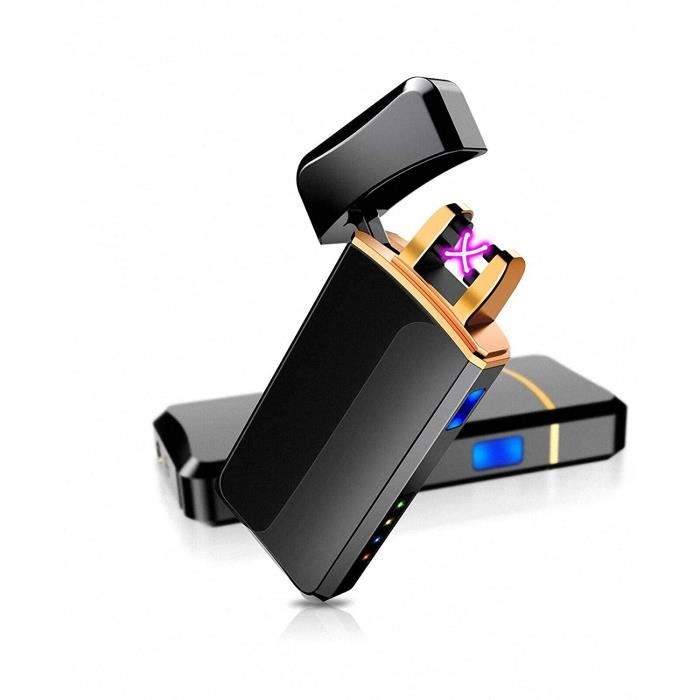 Briquet à Arc électrique WIYETY - Rechargeable USB-C, étanche, Coupe-vent, Indicateur Batterie