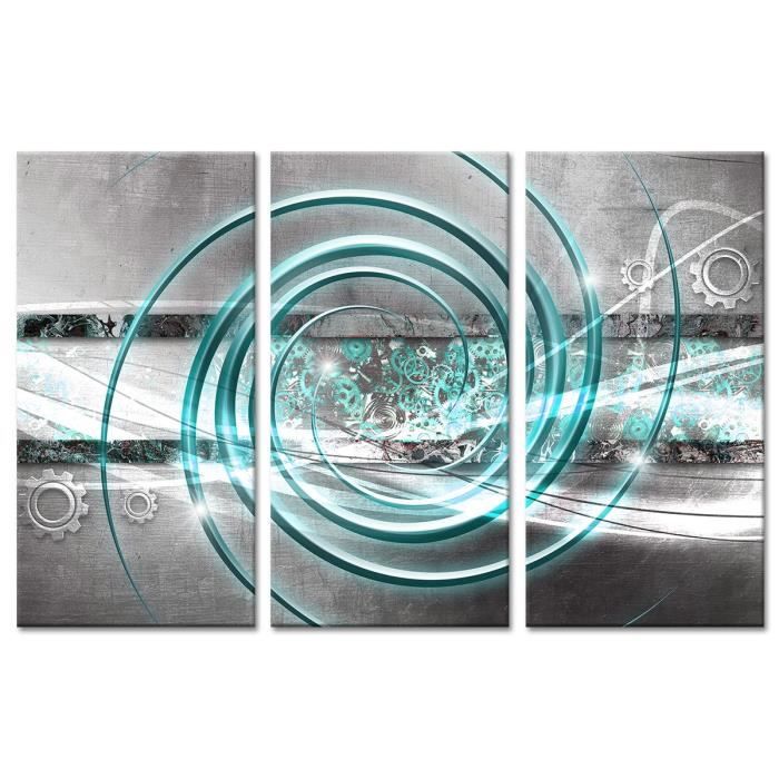 Runa Art Tableau Decoration Murale Abstrait 200 X 100 Cm Xxl 5 Panneaux Prets A Accrocher Technique Impression Sur Toile 103641b Cdiscount Maison