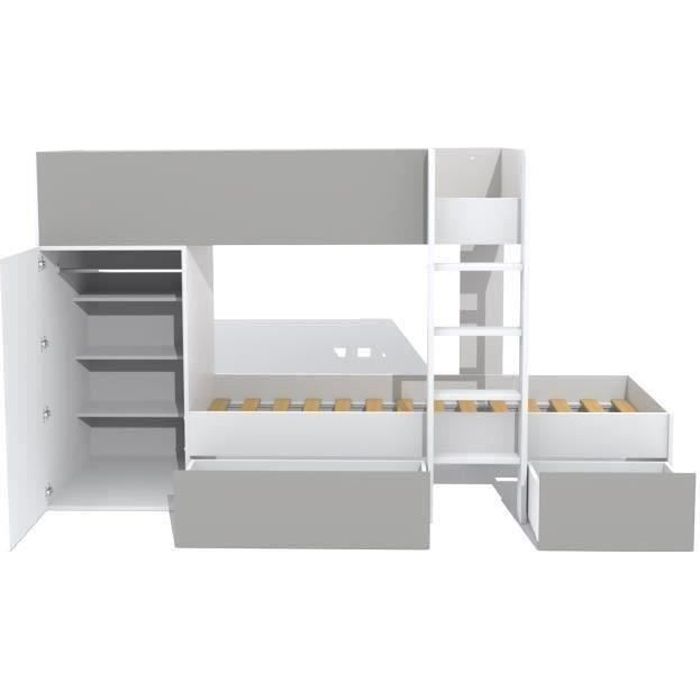 Lit Superpose Avec Escalier Cdiscount