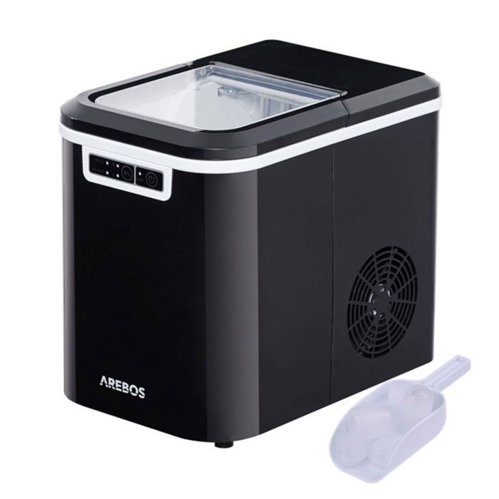 AREBOS Machine à glaçons 2,2L Icemaker Machine à glaçons 12kg en 24h