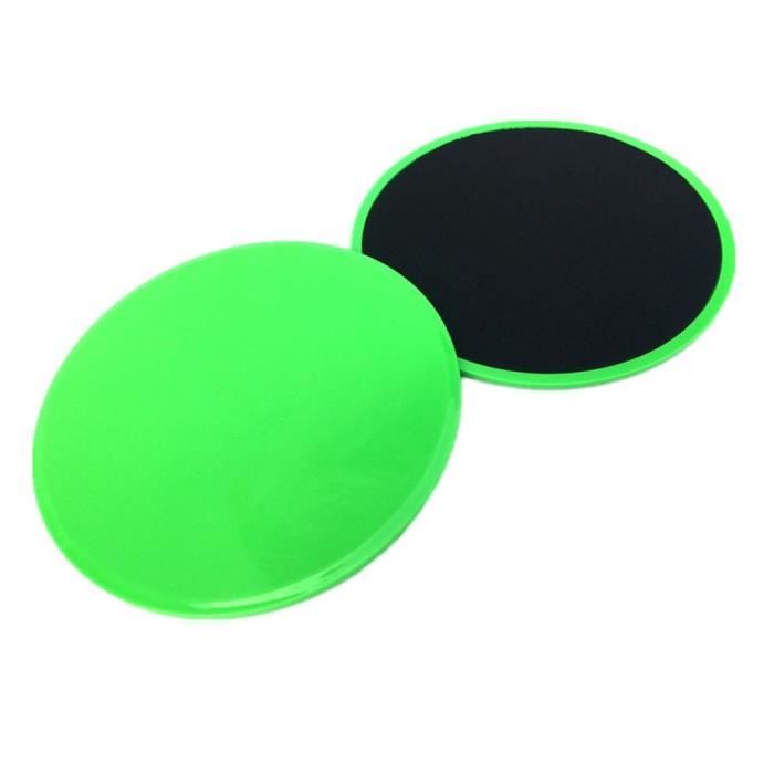 2Pcs Curseurs de base de disques de glisse de forme physique pour des entraînements de jambe d'ABS de gymnase à la maison ke9214