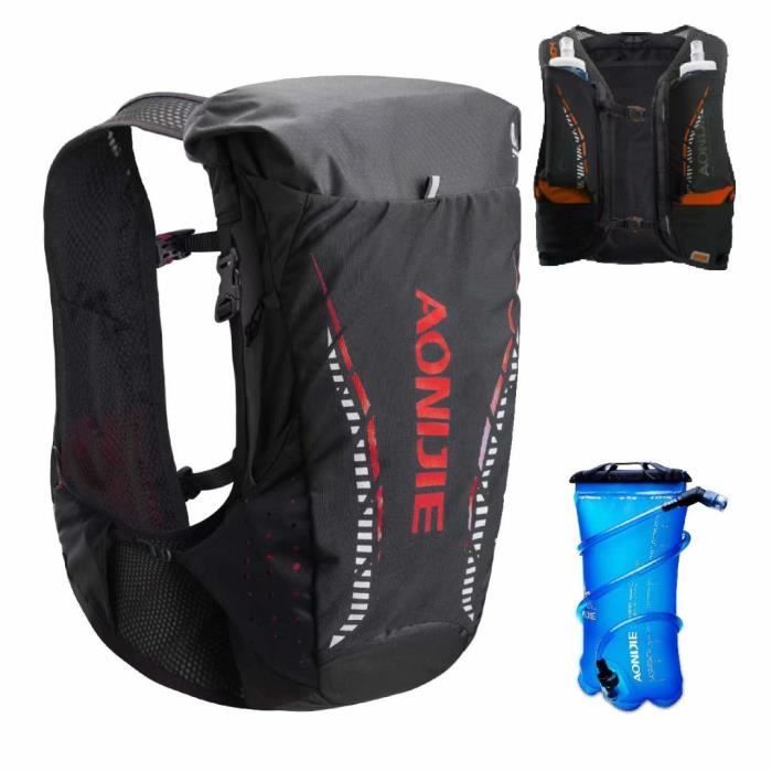 Veste d'hydratation 18L Ultra Trail Running Sac à Dos Pack Veste Marathon Veste De Course Coureur en Plein Air