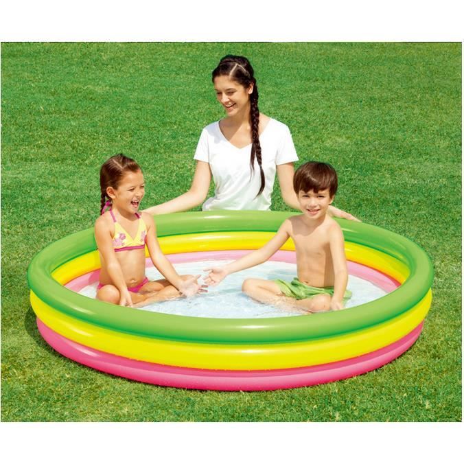 Piscine ronde gonflable enfant bébé Jouet à la maison baignoire gonflable bébé Piscine enfant petit 152*30cm pour 1 ou 2 enfants 90