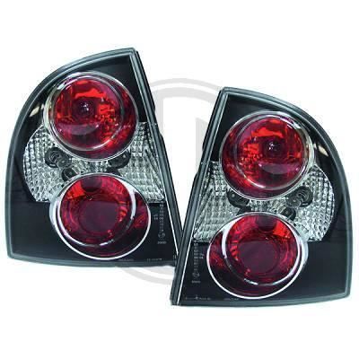 2246195 , Paire de feux arrière noir pour VW Passat berline de type 3BG de 2000 a 2005