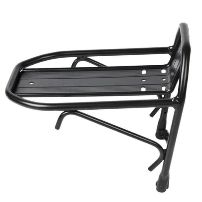 Alliage D'Aluminium Mtb Vélo de Route Porte-Bagages Avant Sac de Sacoches Étagère a Bagages Support de Vélo Durable & Robuste