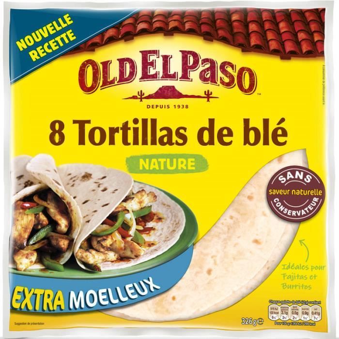 Tortillas de blé 326 g Old el Paso
