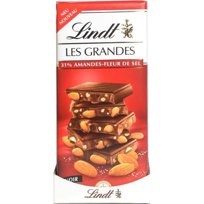 Les grandes croquant noir amandes 150g
