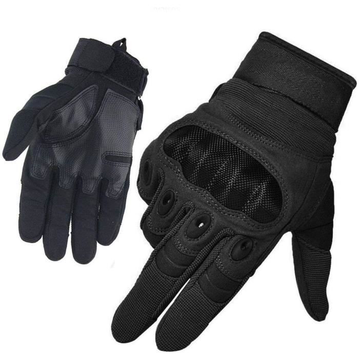Gant,Plein-Doigt Hommes Mi-Saison Sport de Plein air,pour Scooter,Militaire,Moto,Paintball,Cyclisme,Randonné,Camping, Chasse,Vélo-M