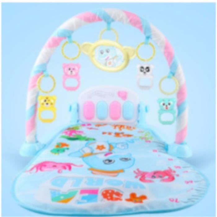 TAPIS D'EVEIL bébé (0-36mois) piano à pédales bleu dauphin Musique jouet