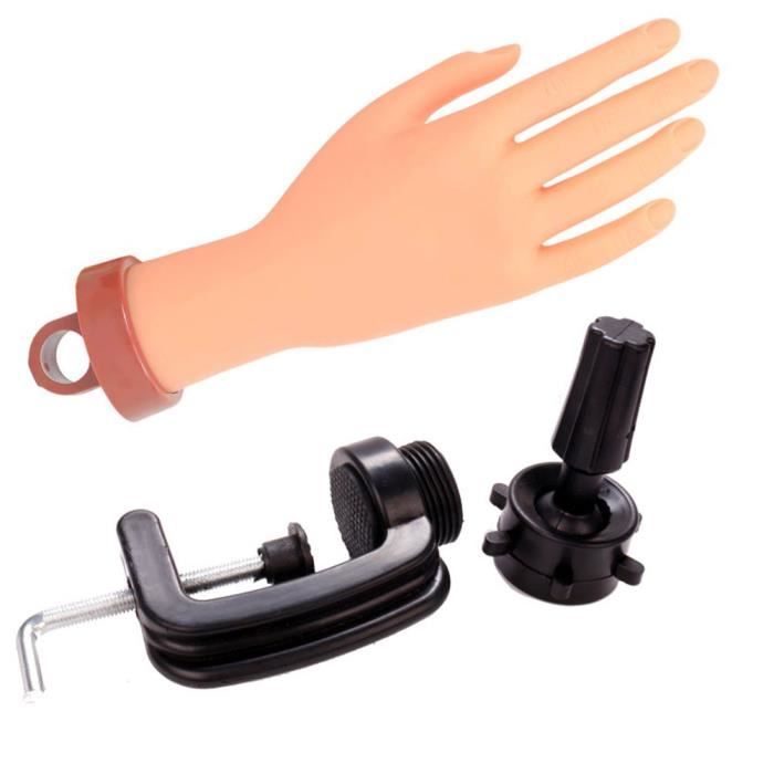 Pratique ongles pratique manucure main Faux ongles des mains avec support
