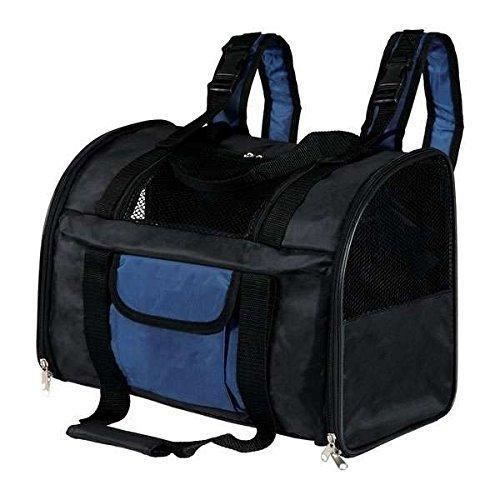 Trixie 2882 Sac à dos 'Connor' en nylon 42 × 29 × 21 cm Noir / Bleu