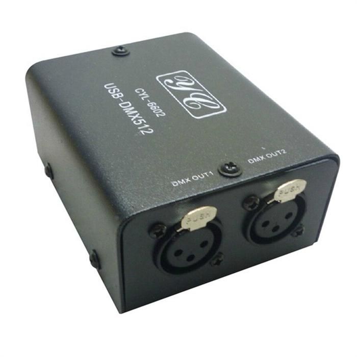 Adaptateur Mini USB Vers DMX512 - Interface Lumière Scène - Compatible Windows - Pour Contrôle éclairage PC