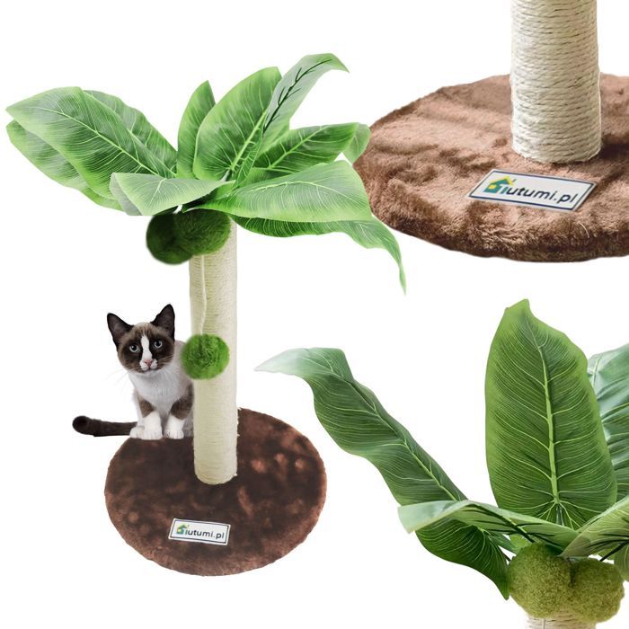 Comparer les prix de Tutumi Arbre à chat palmier Griffoir 54x30x30 cm