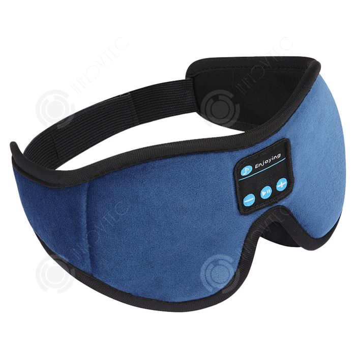 Casque de sommeil Musique masque pour les yeux sommeil casque 3D Bluetooth sans fil ombrage sommeil