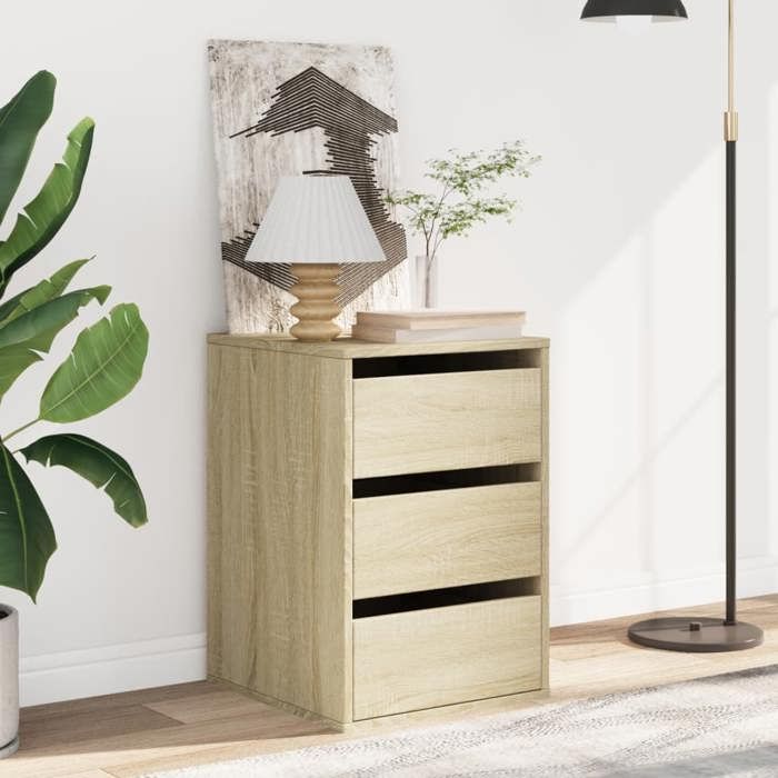 (SOLDE dété) Commode - Décor salon/Dessus robuste - dangle chêne sonoma 40 x 41 x 58 cm bois dingénierie *aspect pratique3562872 (SOLDE dété) Commode - Décor salon/Dessus robuste - dangle chêne sonoma 40 x 41 x 58 cm bois dingénierie *aspect pratique3562872