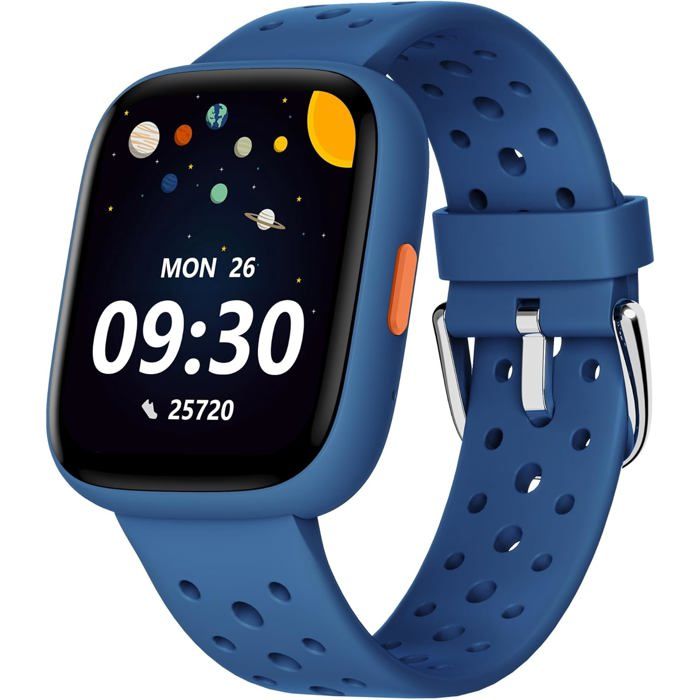 FLEUVE Montre Connectée Intelligente Montre Enfant 18 Podomètre Cardio Jeux Puzzle IP68 Étanche 5