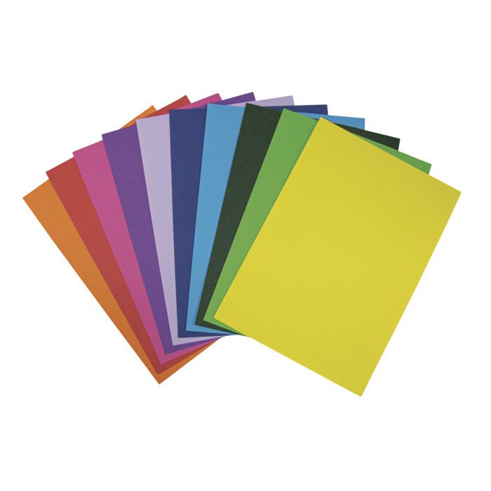 Feuilles Adhésives Pailletées - Multicolore - A4 - Lot De 10 - Décoration Noël