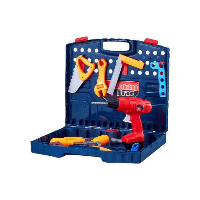 Seciie 51pcs Outils de Bricolage Enfant Jouet Malette Outils Set de