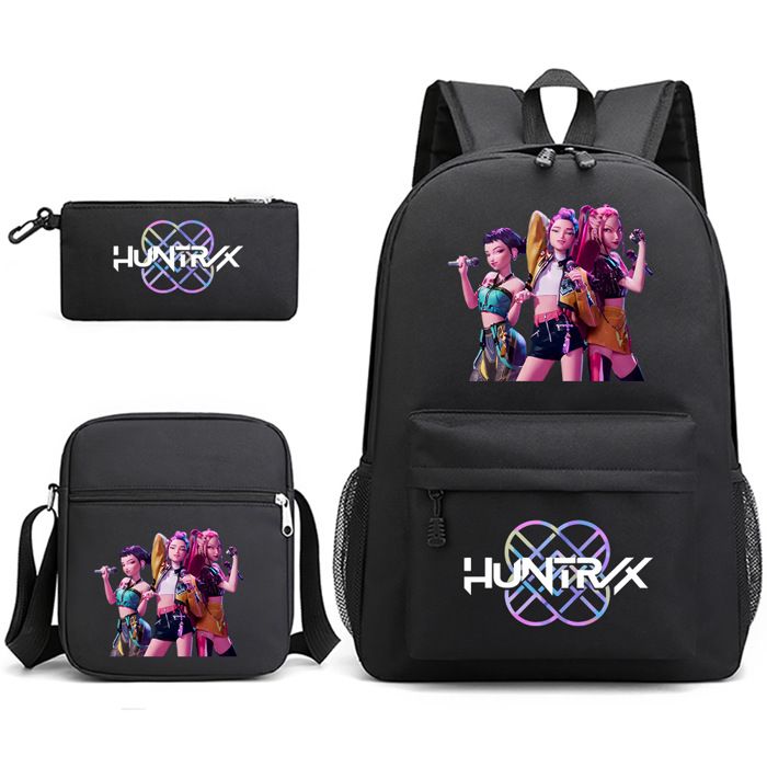 Sac à Dos Kpop Demon Hunters Scolaire Grande Capacité Pièces