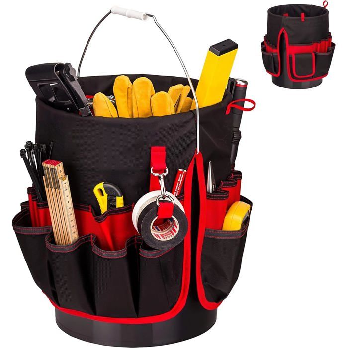 Très Résistant Seau de rangement très résistant pour outils de jardin ménagers ...