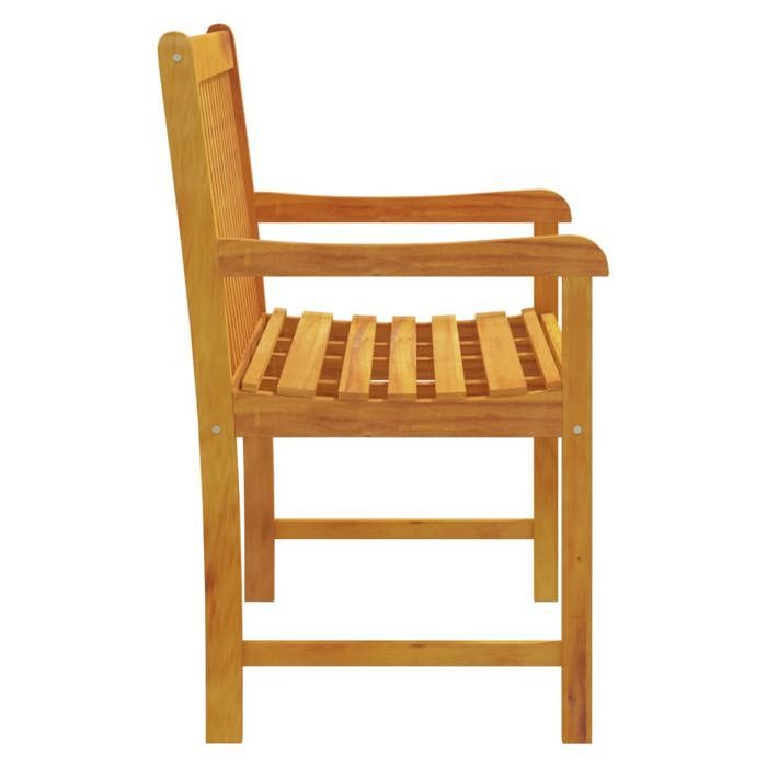 Sale 2026 Banc de jardin - BURKE - Banquette balcon - 110 cm - Bois dacacia solide BB303