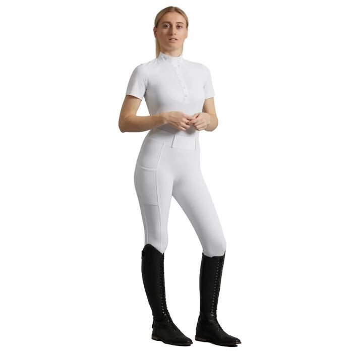 Legging de concours full grip femme Premier Equine Luceo - white Legging de concours full grip femme Premier Equine Luceo - white