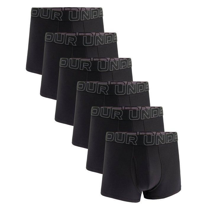 Under Armour Caleçon Homme - Paquet de 6 UA PERFORMANCE TECH - Solid 3 6PK Under Armour Caleçon Homme - Paquet de 6 UA PERFORMANCE TECH - Solid 3 6PK