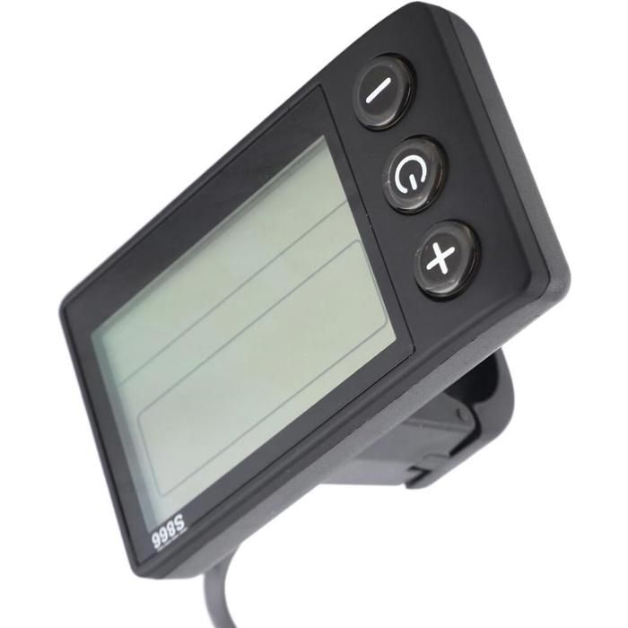 Écran LCD de Vélo électrique S866 Panneau daffichage LCD avec Prise SM Compteur de Vitesse de Vélo 24V 36V 48V S866