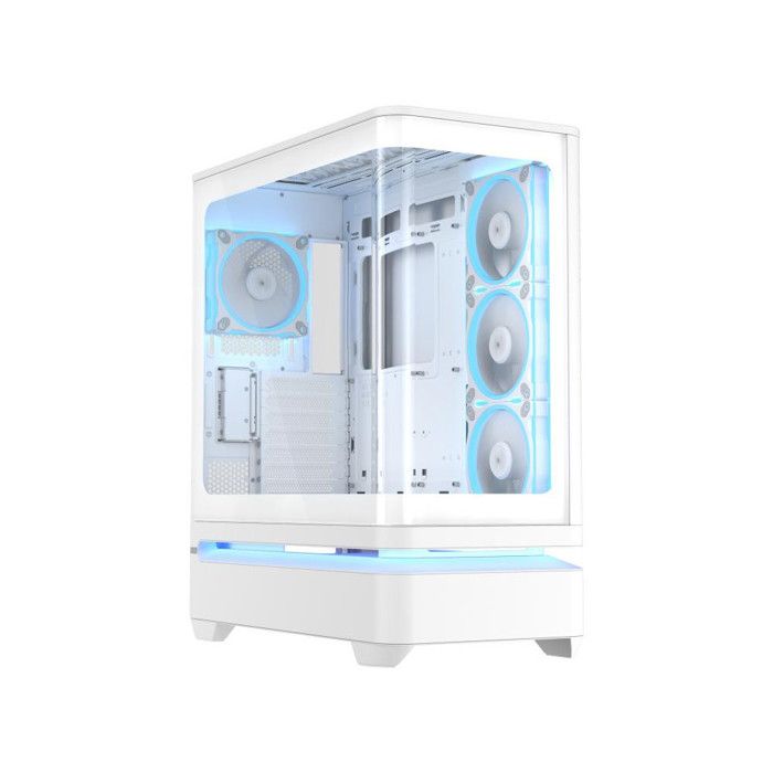 Boîtier PC ASUS PRIME AP304 TG ARGB verre trempé ARGB Mini ITX micro ATX ATX jusqu'à 7 slots 3 ventilateurs 120 mm 42 cm carte graphique hauteur ventirad 17 5 cm Neuf - vue 2