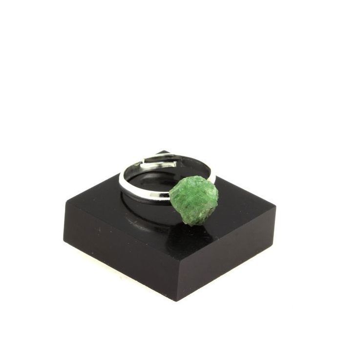 Bague Grenat Tsavorite brut plaque argent ABIJOUX Taille reglable Vert Mixte Achat Vente pierre vendue seule Mixte Enfant Argent Vert Grenat Cdiscount
