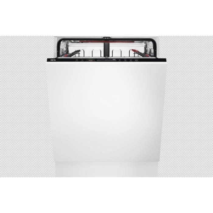 Lave-vaisselle encastrable AEG FSE63617P - 13 couverts - 44dB - Option GlassCare