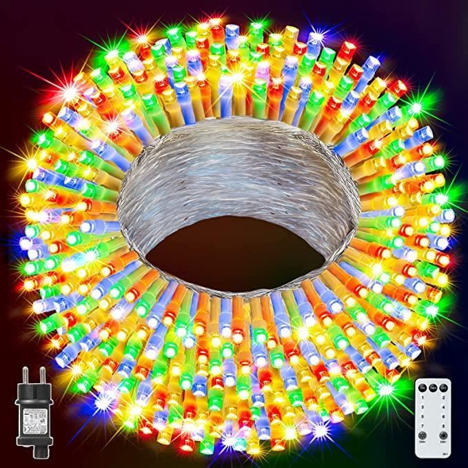 Guirlande Lumineuse - Multicolore - 40M - 400 LED - Étanche IP44 - 8 Modes De Mémoire - Maison