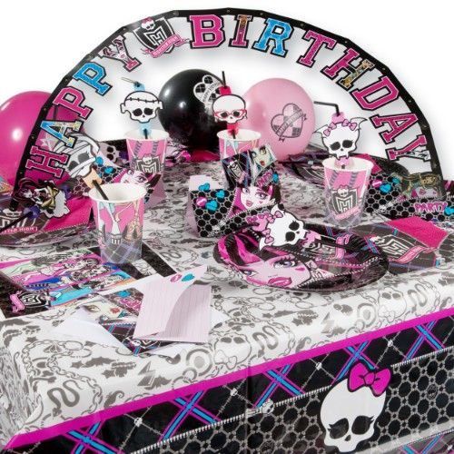 Kit Anniversaire Monster High Achat Vente Kit De Decoration Pvc Cdiscount