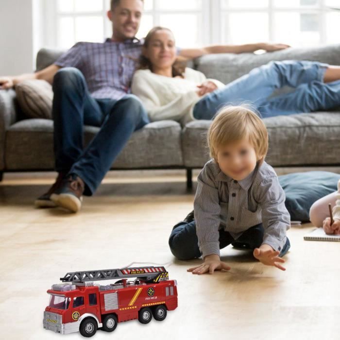 Jouet Électrique De Bateau De Pompiers - Bateau De Lutte Contre Les Incendies Tabs Oddler, À Piles À Pulvérisation d'eau avec Fonctions De Musique Et De Lumière, Piscine À Flottante, Bai