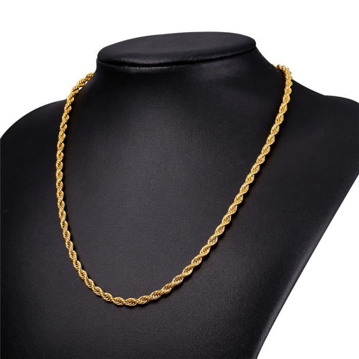 collier homme fin collier homme fin