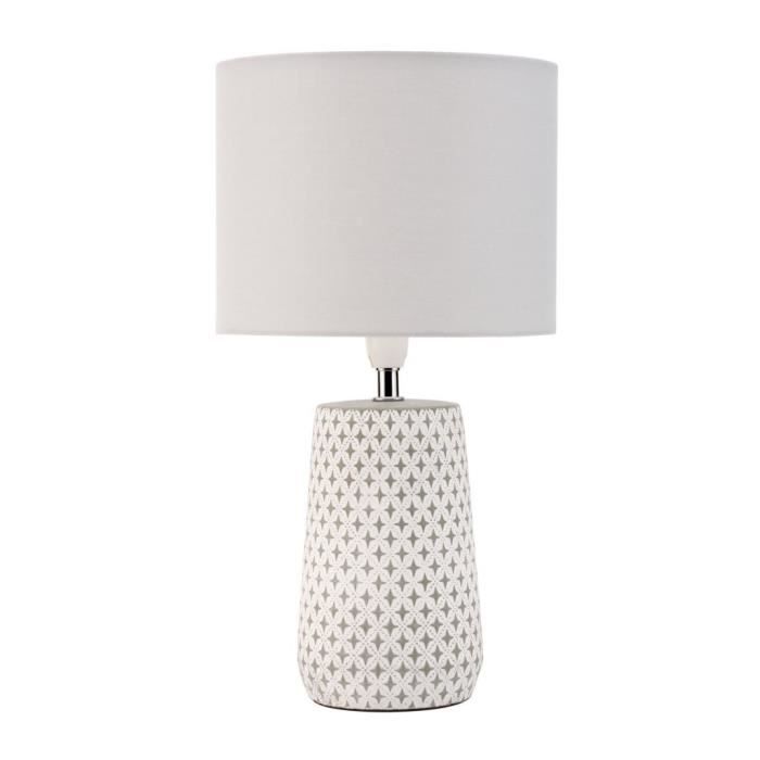 Lampe à poser Pauleen Pretty Purity E14 - blanc/gris - 20W/230V