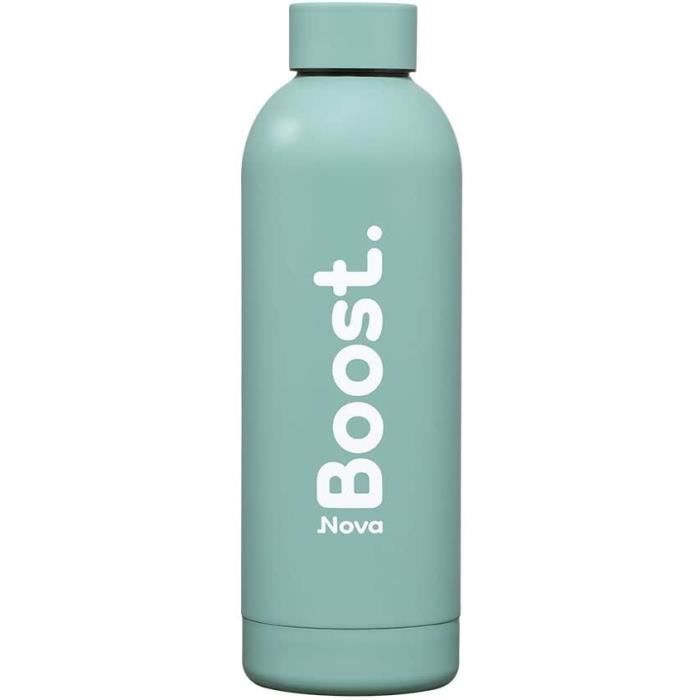 Gourde Isotherme Sistema 500ml En Inox Vert, Double Paroi, Pour Boissons Chaudes Et Froides