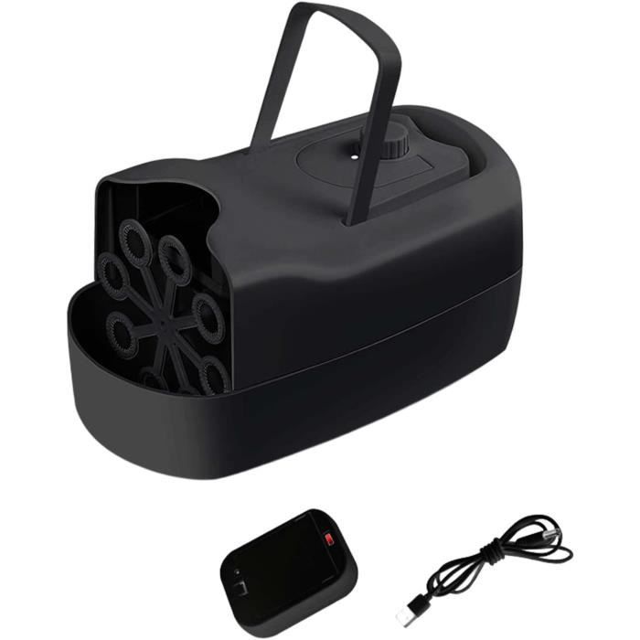 Machine à Bulles Automatique 8000 Bulles/min – Rechargeable 1800mAh – Noir