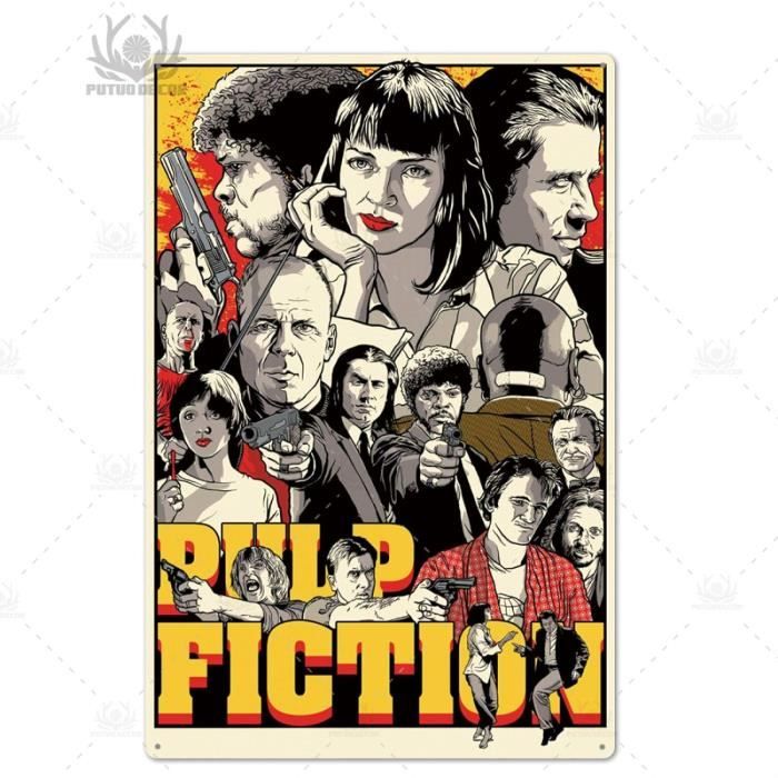 PLAQUE DÉCORATIVE EN MÉTAL ÉTAIN FILM JE SUIS UNE LÉGENDE