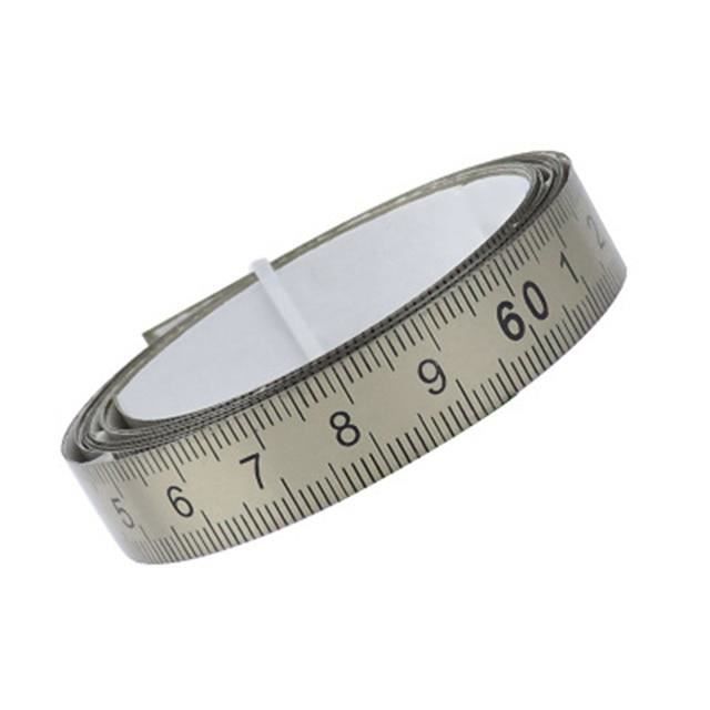 Règle Adhésive En Inox 1 Mètre Avec Graduation -0,5/+0,5 - Pour Atelier, établi, Bricolage - Pratique !