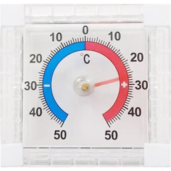 Goabroa Mini Thermomètre/Hygromètre Numérique G01 - Précision ±1%, Écran LCD Compact