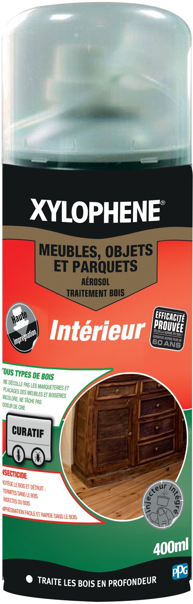 Xylophene Traitement meubles objets & parquets - Incolore - 400ml