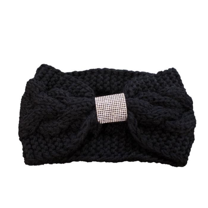 bandeau cheveux en laine