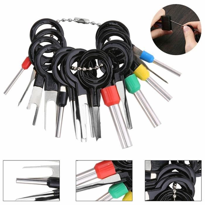 Kit Extracteur De Broches - 41 Pièces - Pour Bornes Auto Et Connecteurs électriques